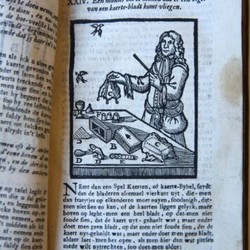 Het nieuw' vermeerdert natuerlyck tover-boeck of speel-toneel der konsten. 10e druk, Amsterdam, Jan ten Hoorn, 1715 [te koop bij E. de Grieck te Brussel], (10)+518+(40) pp.