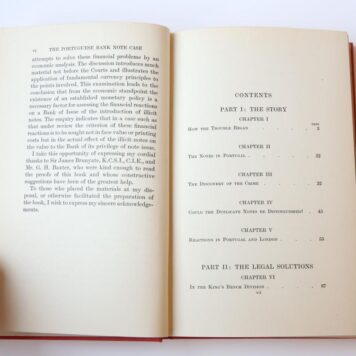 The Portugese bank note case. The story and solution of a financial perplexity. Londen, 1932.