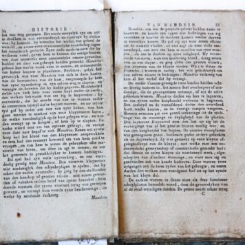 Historie van Ludovicus Mandrin, van zyne geboorte af tot zyne dood. Met eene uytlegginge van het bezonderste zijner vreedheden, struyk-rooverijen en zijne straffe. Overgezet van de Fransche in de Vlaemsche taele, Amsterdam/Gent, L. v. Paemel [ca. 1820].