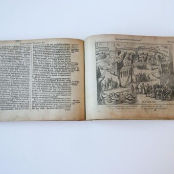 [Spanish domination 1621] Warachtighe beschrijvinghe ende levendighe afbeeldinghe vande meer dan onmenschelijcke ende barbarische Tyrannije bedreven by de Spaengiaerden inde Nederlanden onder de regieringen van den Keyser Carel V, Philips II en Philips III coningen van Spaengien. z. pl., 1621. [Franse titel: 'De onmenschelicke barbarische en grouwelijcke Tyrannije der Spangniaerden in Nederlandt'], (8)+278 pp.