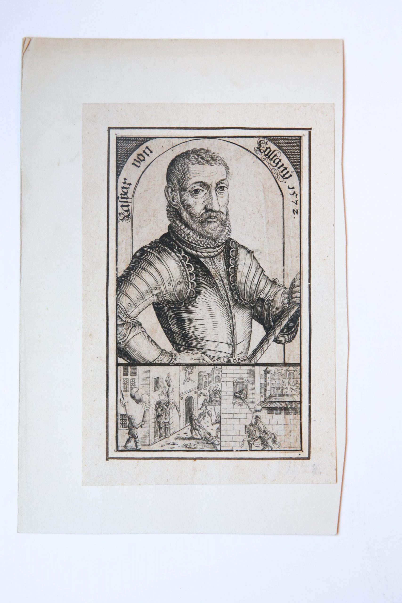 'Caspar von Coligny, 1572'; Gaspard de Coligny