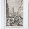 Prent: 'Haagsche plunderbende te Delft', [d.d. 19-9-1787], gravure, R. Vinkeles sculp. 1796 naar J. Buys.