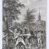 Prent: 'Een oproermaker in de Ommelanden gevat' [d.d. 12-3-1787], gravure door R. Vinkeles 1797 naar J. Buys.