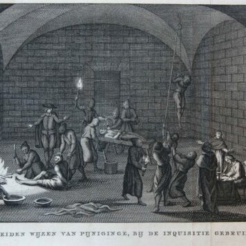 'Verscheiden wijzen van pijniginge bij de inquisitie gebruikelijk'; torture methods employed by the inquisition