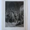 Prent: 'Aanslag op het leven van Prins Willem I door Jean Jaureguy', [d.d. 18-3-1582], staalgravure door J.F.C. Reckleben.