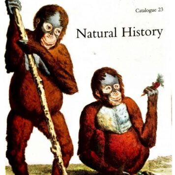 Catalogus 23. Natural History. Old & rare books, prints, drawings & documents in the field of natural history, zoology, botany, horticulture, mineralogy, proto-geology, agriculture, & garden architecture (Haarlem 2001).