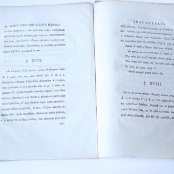 Dissertatio philologico juridica inauguralis, ad quaedam difficiliora loca theophili [...] Groningen Jacobus Dikema 1790.