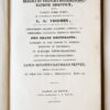 Specimen juridicum inaugurale de praecipuis juris novissimi Belgici et Francici differentiis ratione absentium [...] Utrecht L.E. Bosch 1837.