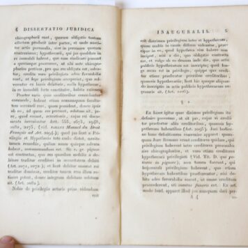 Dissertatio juridica inauguralis de privilegiis creditorum ex jure hodierno [...] Leiden Haak en Comp. 1829