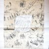 Prent op de dubbele promotie van Mr J.N.J.E. Thijssen en Mr C.W.Schlingemann, naar een tekening van S. v.L[imburg] S[tirum]. Leiden 1890.