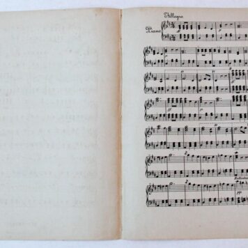Music sheet: 'Oranje Wals opgedragen aan Zijne Koninklijke Hoogheid Prins Alexander Nederlanden 1813-1863'.