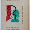 Feestwijzer voor het 12e Lustrum van de Groningsche vrouwelijke studenten club "Magna Pete", Groningen Bos & Zoon 1958, 44 pp.