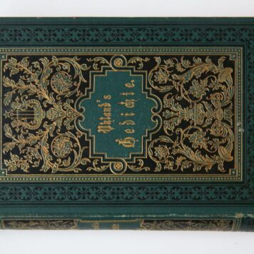 Ludwig Uhland's gedichte, Stuttgart 1881, geb., 491 pag.