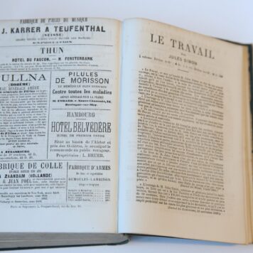 Paris guide par les principaux ecrivains et artistes de la France, two volumes, Premiere partie. La science, l'art. Deuxieme partie La vie, Paris, Lacroix, 1867, 2135 pag., illustrated, linen bindings.