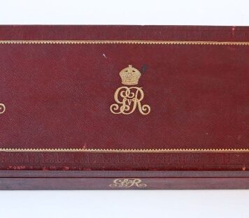 Grant of arms donated by Alfred Scott-Galty, Garter King-of Arms, to Christopher Furness, first Baron Furness of Grantley (23 April 1852 - 10 November 1912), British businessman and liberal politician.