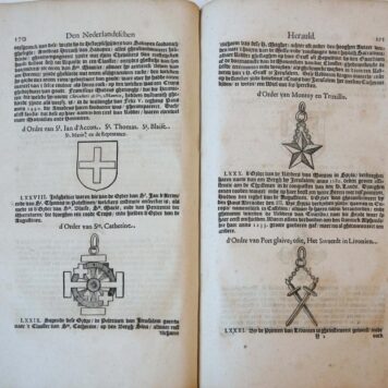 Adelyk Tooneel of Historische Beschrijvinge van allerley Trappen van Adeldom, en Ridderlijke Ordens (...), Amsterdam, Hendrik en Dirk Bloom, 1673.