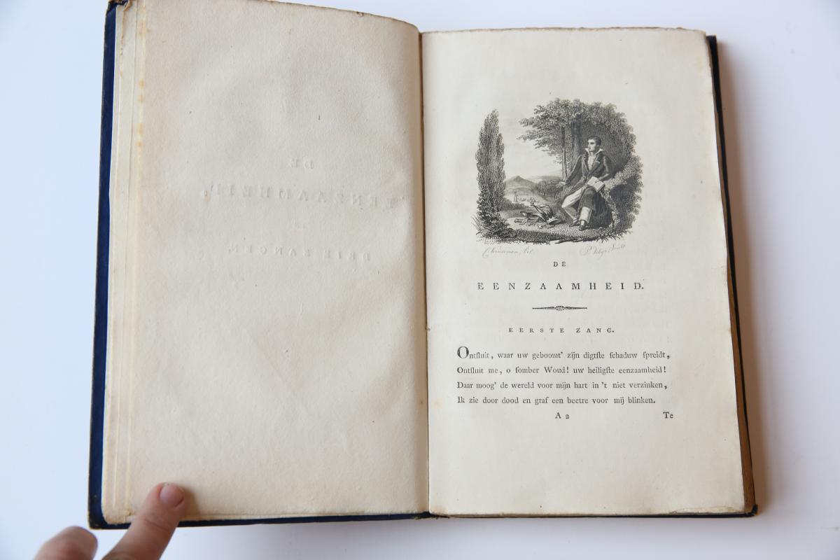 Feith, Rhijnvis - De Eenzaamheid en De Wereld. Haarlem, Franois Bohn, 1821.