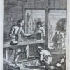 Antique print/originele prent: De Draajer/The Turner.