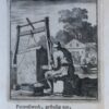 Antique print/originele prent: De Steenzaager/The Stone-Sawyer.