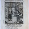 Antique print/originele prent: De Tinnegieter/The Tin-Founder.