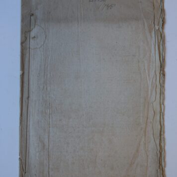 LEIDEN IN 1748--- Requeste [van Leidse schutters en burgers] aan (...) heeren van den Geregte der Stadt Leyden, d.d. 19-9-1748. Folio, 8 pag., gedrukt (bij Luchtmans te Leiden).