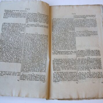 LEIDEN IN 1748--- Requeste [van Leidse schutters en burgers] aan (...) heeren van den Geregte der Stadt Leyden, d.d. 19-9-1748. Folio, 8 pag., gedrukt (bij Luchtmans te Leiden).