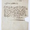 [Manuscript BIEBERSTEIN, DE; KALKBRENDER] Briefje van De Bieberstein aan de heer Kalkbrender te Maastricht, Tongeren 27 februari 1817, betreffende de levering van thee. 8o, 1 p.