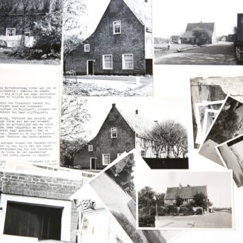 OEGSTGEEST, TORENVELD Tekst voor een artikel over het huis Torenveld te Oegstgeest, door W.J. van Varik, 2 p., getypt, met een dertigtal foto’s van het huis en details van het huis, ca. 1950.