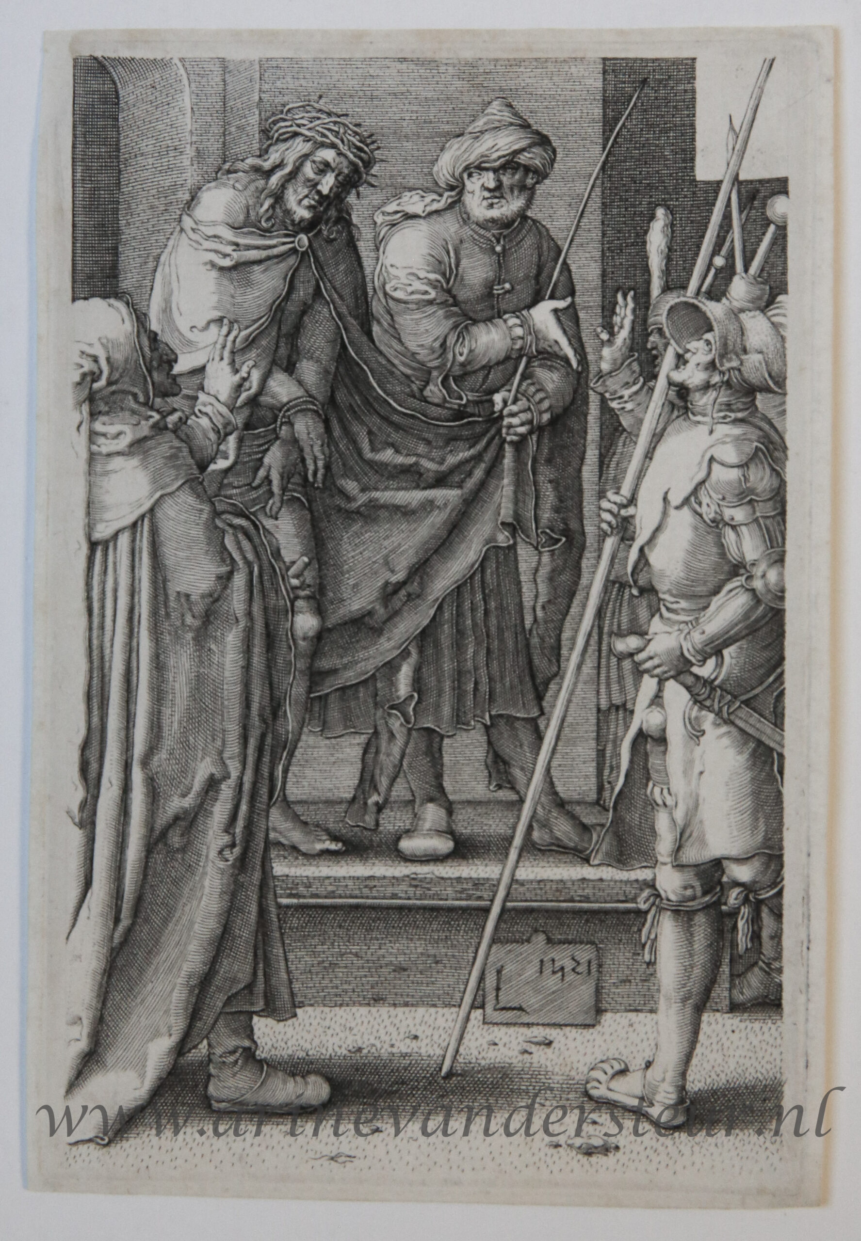 [Antique print, engraving, ca. 1650] The Passion / De Passie [Complete set van 14 devotieprenten], ca. 1650, 14 pp.