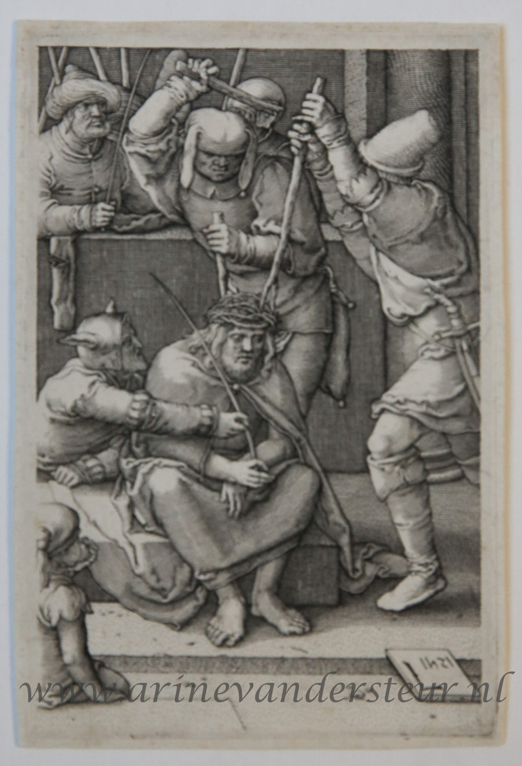 [Antique print, engraving, ca. 1650] The Passion / De Passie [Complete set van 14 devotieprenten], ca. 1650, 14 pp.
