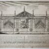 [Antique print; etching, The Hague, Den Haag] Afbeelding van het Vuurwerk ..., published 1754.