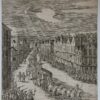 [Antique print, etching] L'e entree de la reyne dans Delft [Maria de' Medici], published 1639.