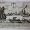 [Antique print; etching] DORDRECHT, published ca. 1675.