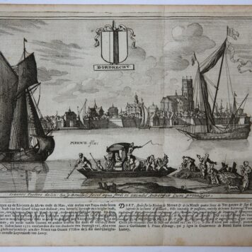 [Antique print; etching] DORDRECHT, published ca. 1675.