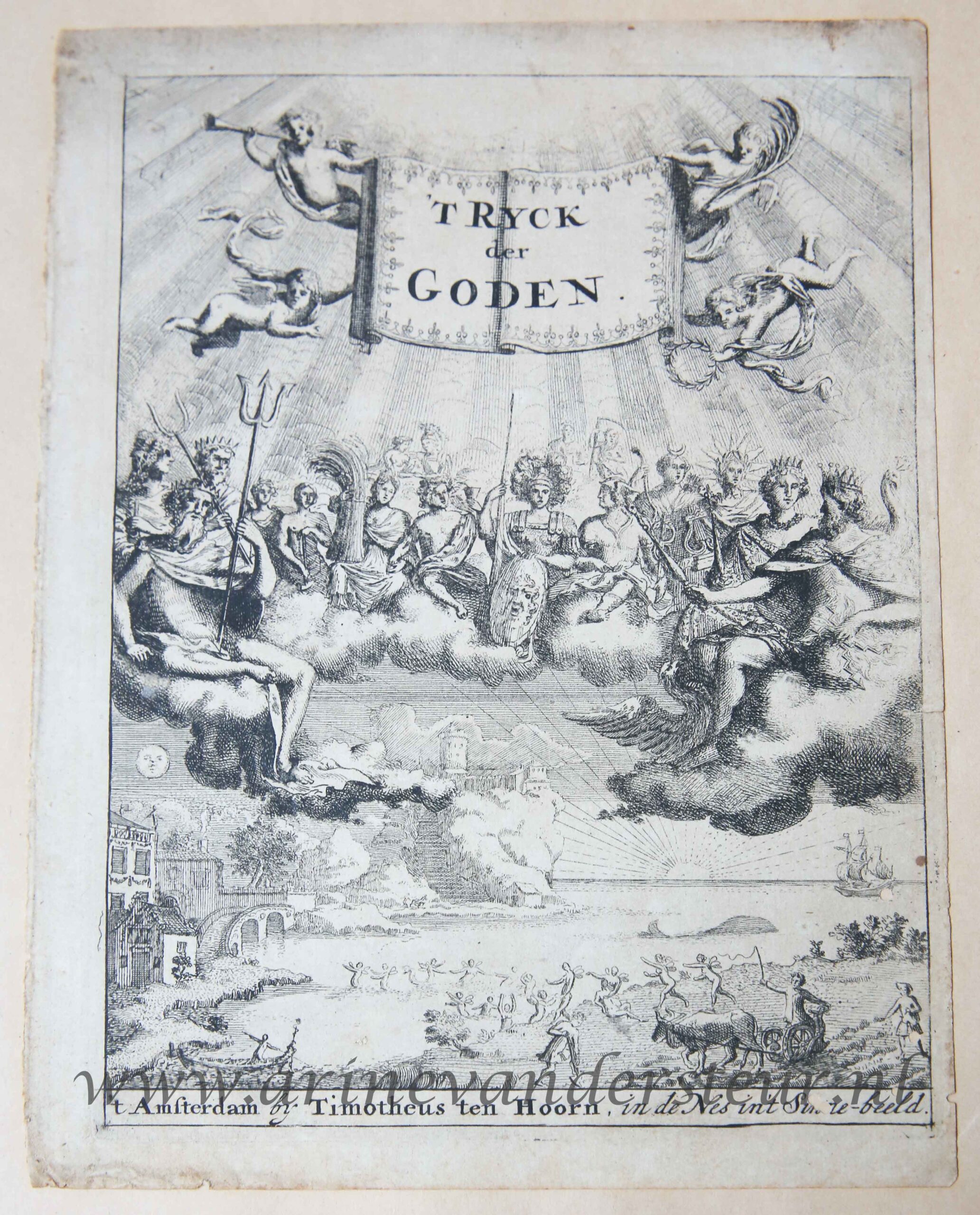 [Antique title page, 1686] 'T RYCK der GODEN, published 1686, 1 p.