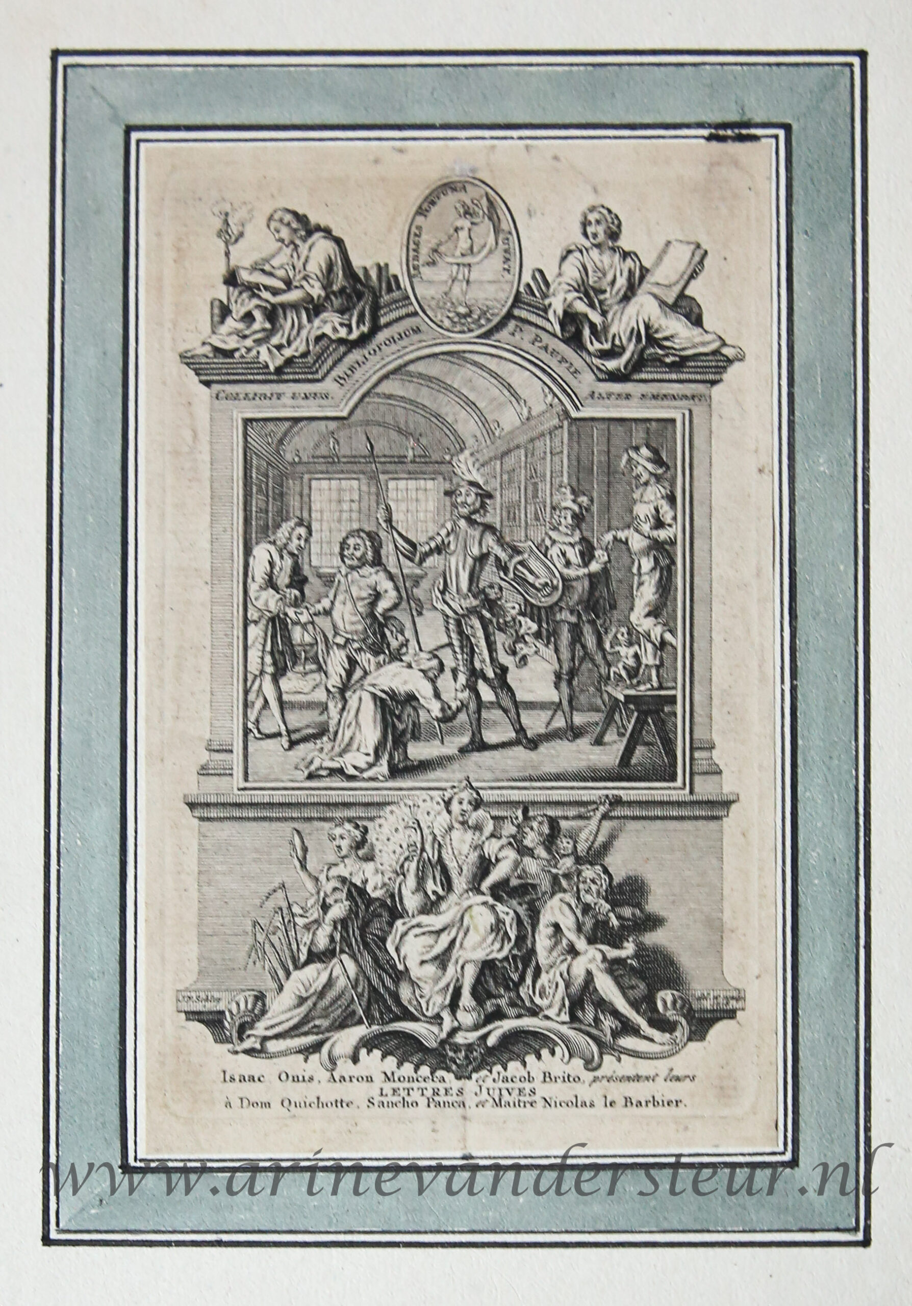 [Antique title page, 1738] Lettres Juives, published 1738, 1 p.