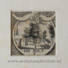 [Bookplate, etching and engraving] De Bilt, published ca. 1750, 1 p.