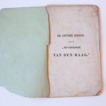 Een achttiende hoofdstuk voor de “Physiologie van den Haag” door een Hagenaar, ‘s Gravenhage: J.M. van ‘t Haaff, 1843