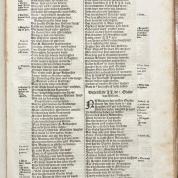 [Rare early edition, 1620, Melis Stoke] Hollandtsche Riim-Kroniik. Inhoudende de gheschiedenissen der Graven van Hollandt tot het Iaer M.CCC.V. The Hague: H. Jacobssz., 1620, (14),99[=100],6,(6)p.