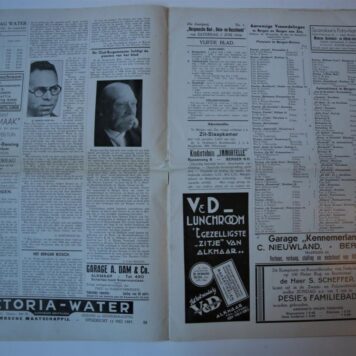 BERGEN N.H. --- Bergensche Bad- Duin- en Boschbode, 25e jaargang (1934) nr. 1: Het zilveren feest van De Badbode. 24 pag., geill. [betr. Bergen en Bergen aan Zee].