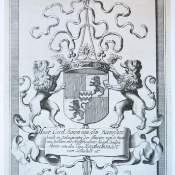 Wapenkaart/Coat of Arms Boetselaer (Van den).