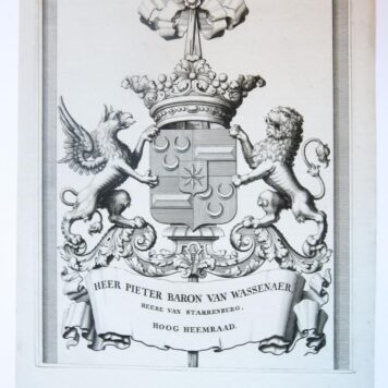 Wapenkaart/Coat of Arms Wassenaer (Van).