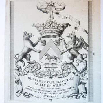 Wapenkaart/Coat of Arms Le Leu de Wilhem.