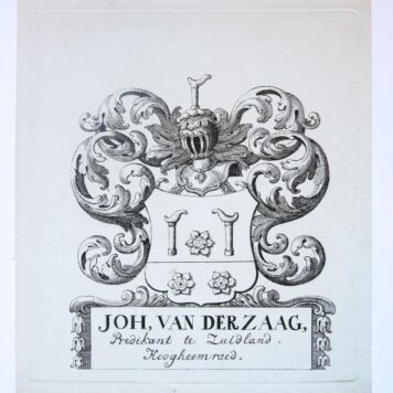 Wapenkaart/Coat of Arms Zaag (Van der).