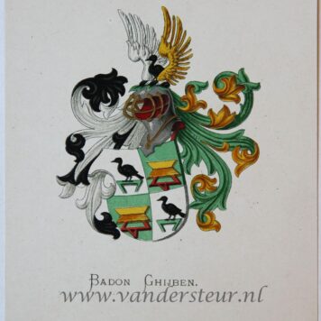Wapenkaart/Coat of Arms: Badon Ghijben