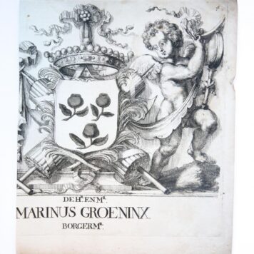 Wapenkaart/Coat of Arms Heel (Van) gecombineerd met Wapenkaart Groeninx.