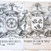 Wapenkaart/Coat of Arms Heel (Van) gecombineerd met Wapenkaart Groeninx.
