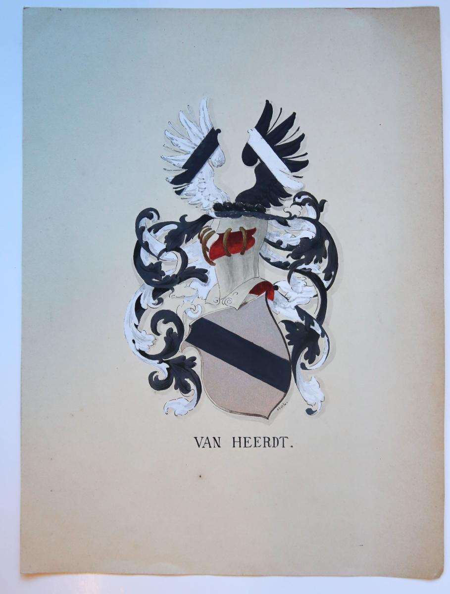  - Wapenkaart/Coat of Arms Heerdt (Van).