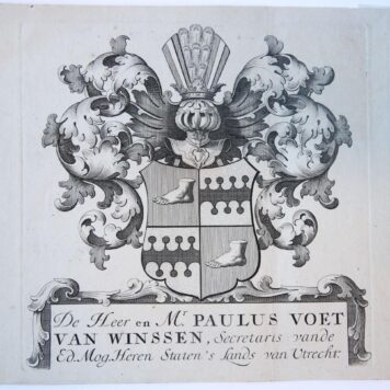 Wapenkaart/Coat of Arms Winssen (Voet van).