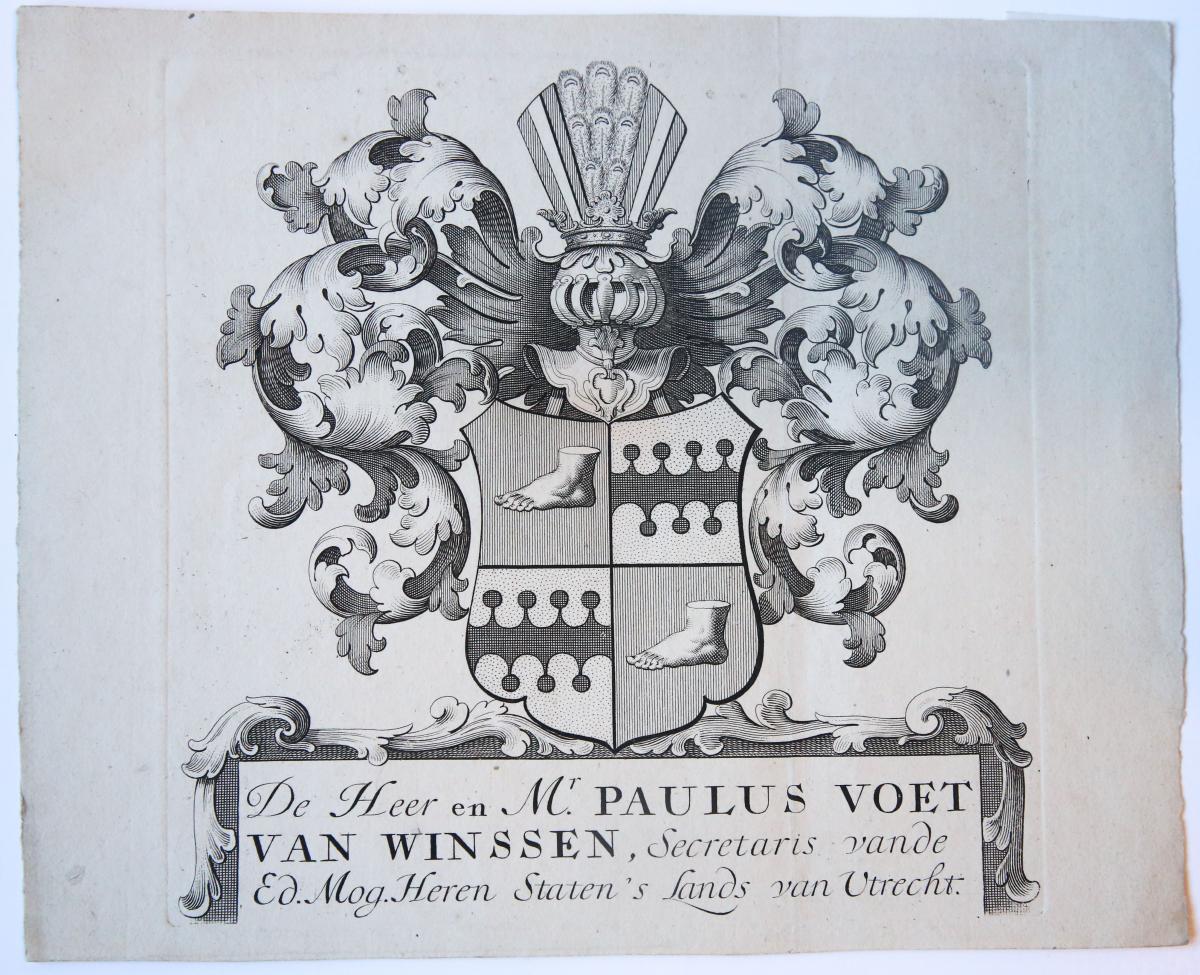  - Wapenkaart/Coat of Arms Winssen (Voet van).